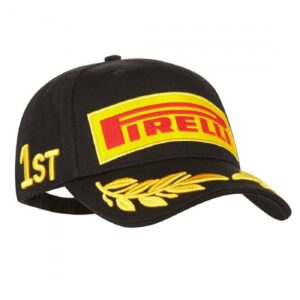 Pirelli Winners Podium Cap Black from the Sports Car Racing Clothing store collection.