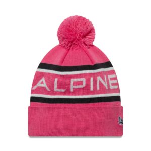 2025 Alpine Racing Team Pink Cuff Knit Beanie from the Sports Car Racing Clothing store collection.