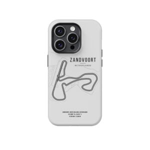 Zandvoort F1 Track Map Phone Case – A Tribute to the Historic Dutch Grand Prix from the Race Track Wall Art store collection.