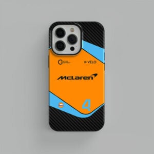 F1 2022 McLaren MCL36 Lando Norris Fans Phone Case from the Sports Car Racing Gifts store collection.