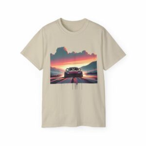 Mazda RX7 in sunset Sports Car Racing Clothing by Empty Tanks
