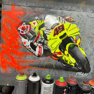 Fabio Di Giannantonio, 2024 - Graffiti Painting from the Sports Car Racing Gifts store collection.