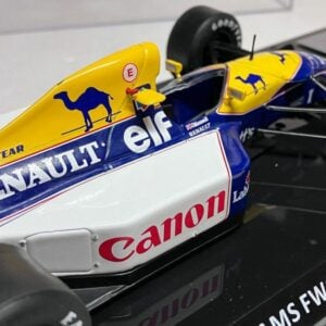 Nigel Mansell signed Williams FW14B cased 1/24 Sports Car Racing Gifts by The Signature Store