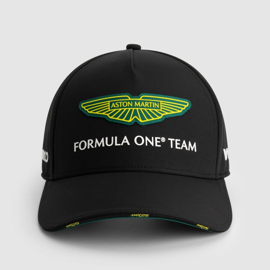 2025 Aston Martin F1 Team Cap - Black from the Sports Car Racing Clothing store collection.