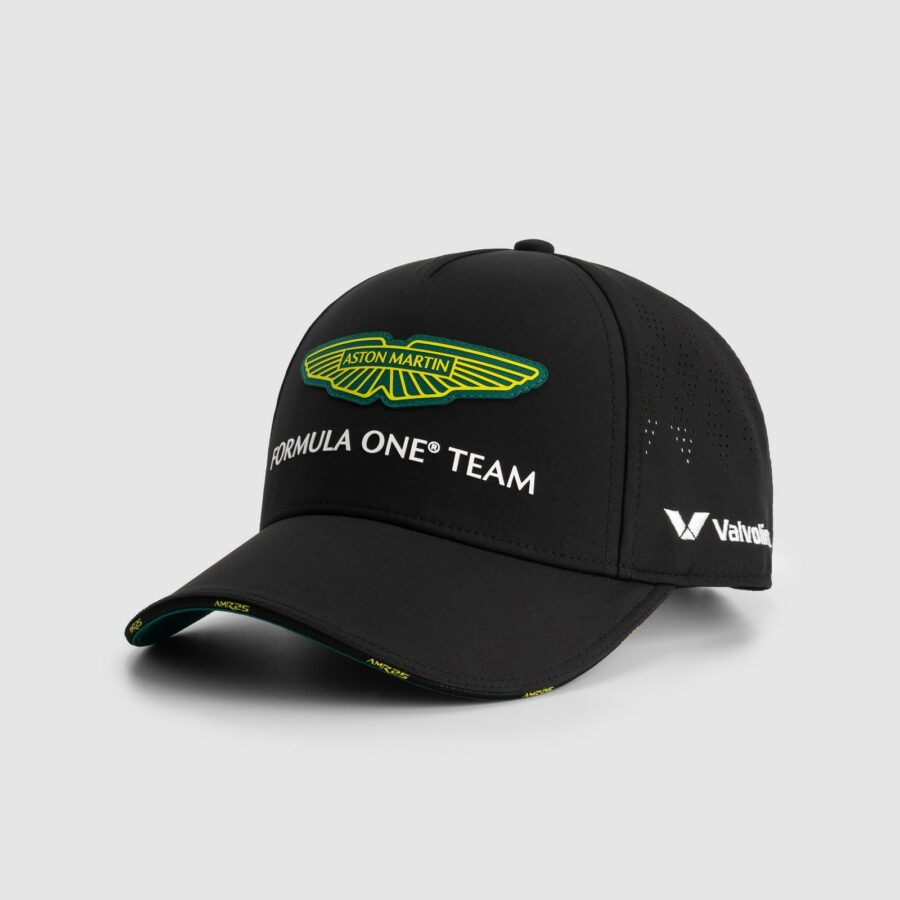 2025 Aston Martin F1 Team Cap - Black from the Sports Car Racing Clothing store collection.