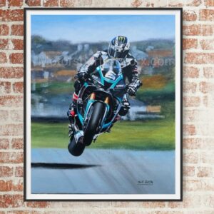 Michael Dunlop Cookstown 2023 limited edition print from the MotoGP Memorabilia store collection.