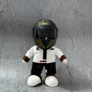 MotoGP Marc Marquez Shoei MM93 helmet Race Fan Bear Teddy Gift Cub Plush from the Sports Car Racing Gifts store collection.