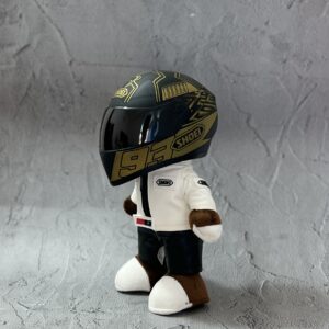 MotoGP Marc Marquez Shoei MM93 helmet Race Fan Bear Teddy Gift Cub Plush from the Sports Car Racing Gifts store collection.
