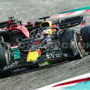 Max Verstappen F1 World Champion, Original art Max Verstappen by Anton Savchuk