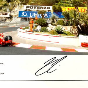 'Casino' limited edition lithograph, signed Kimi Räikkönen from the Sports Car Racing Gifts store collection.