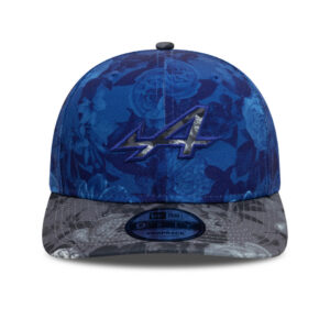 2025 Alpine F1 Tonal Floral 9Fifty Cap Pre Curve Adults - Light Navy/Dark Grey from the Sports Car Racing Clothing store collection.