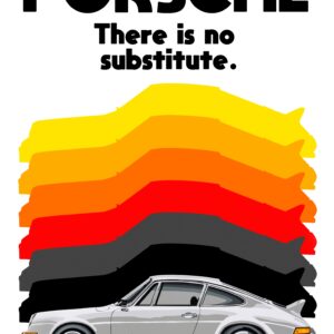 BPC Porsche 911 RS 2.7 (Bedroom Poster Collection) Sports Car Racing Posters & Prints by Speed Icons by JoelClarkArtist