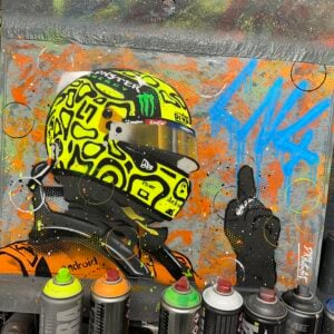 Lando Norris, 2024 - Graffiti Painting Sports Car Racing Gifts by DRAutoArt