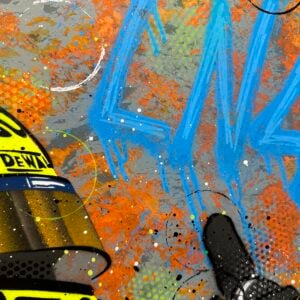 Lando Norris, 2024 - Graffiti Painting Sports Car Racing Gifts by DRAutoArt