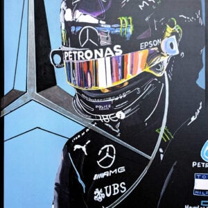 Lewis Hamilton 24 Original Artwork By Sean Wales from the Sports Car Racing Fine Art Originals store collection.