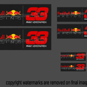 Max Verstappen Red Bull Steering Wheel Sticker - Scuderia GP from the Max Verstappen store collection.
