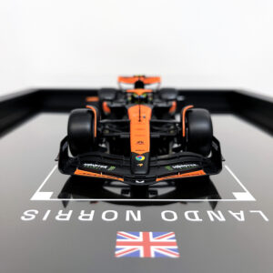 Mclaren Formula One Team MCL38 Lando Norris Miami Grand Prix 2024 Handmade Framed Artwork from the Race Car Wall Art store collection.