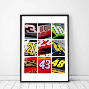 Nascar Numbers from the GPBox store.