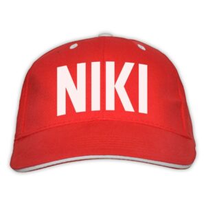 Niki Lauda F1 Cap from the Sports Car Racing Clothing store collection.