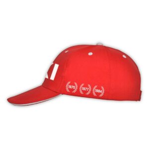 Niki Lauda F1 Cap from the Sports Car Racing Clothing store collection.