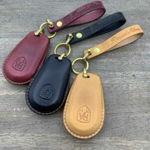 Royal Alloy Key Case – Handmade Leather Cover for 2024 GT150 and GT300 Scooters | Vintage Custom Colors from the Vintage store collection.