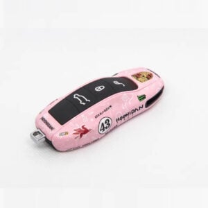Ken Block #43 PPIHC 2022 hoonipigasus PORSCHE 911 pink pig livery Key Fob Cover Case for MACAN BOXSTER CAYMAN 718 911 OLD key from the Sports Car Racing Gifts store collection.