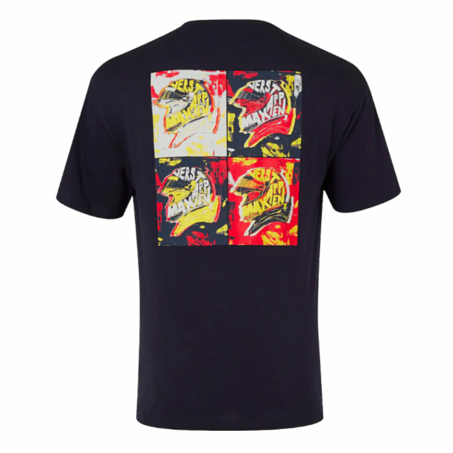 2024 Red Bull Max Verstappen Pop Art Oversized Tee (Navy) - Small Adults from the Red Bull Racing store collection.