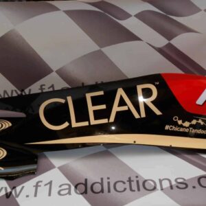 NOW SOLD-Lotus engine cover raced by Raikkonen from the F1 Car Parts store collection.