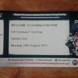Rare Motorsport Memorabilia FIA Formula E 2015 Championship Admission Ticket More Series by R&MMemorabilia