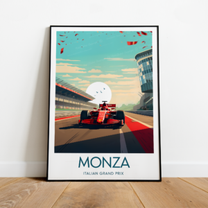 Monza poster, Italian Grand Prix, Autodromo Nazionale Monza artwork, F1 print , Fan art from the Race Track Wall Art store collection.