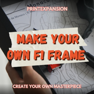 Grand Prix Formula 1 Frame - Make your own F1 Frame - F1 gift Ayrton Senna by Print Expansion - F1 Racing Frames