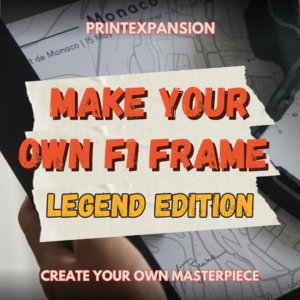 Grand Prix Formula 1 Frame - Make your own F1 Frame - F1 gift from the Ayrton Senna store collection.