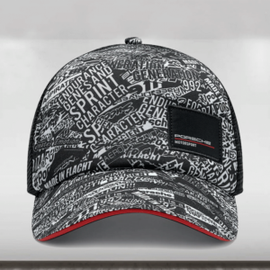 2024 Porsche Motorsport Quote Statement Trucker Cap from the Sports Car Racing Clothing store collection.
